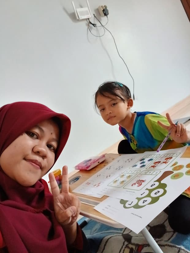 Kegiatan belajar Harmi Noviyanti